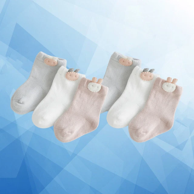 3 paia calze antiscivolo cartone animato scarpe calze pantofole 2