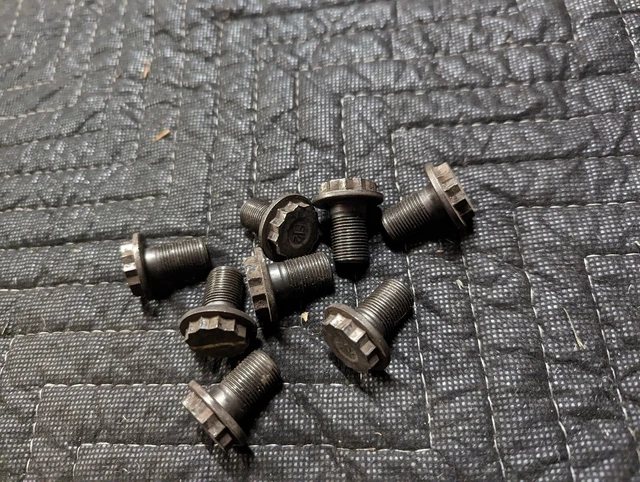 8 of Acura Honda Flange Manual 5-Speed K Series Flywheel Bolts 90011-PNA-B00 OEM