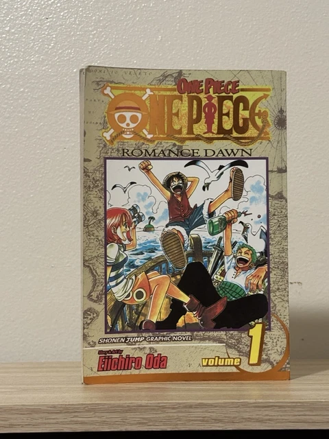 ONE PIECE VOL 1 Romance Dawn Limited Edition Metallic Gold Manga