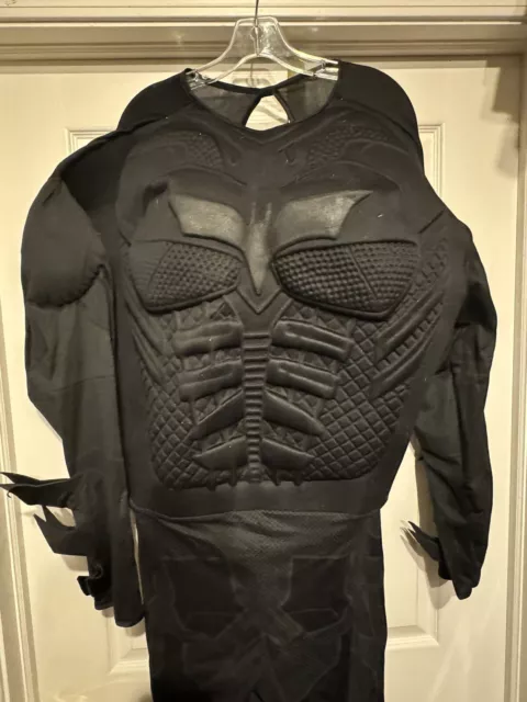 Batman Dark Knight Costume Child Size XL Jumpsuit W/ Chest Plate