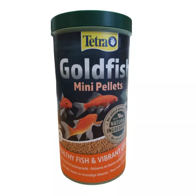 Goldfish mini pellets 2-3 mm 1 Litre -350 g pour poissons rouge de bassin jusqu'