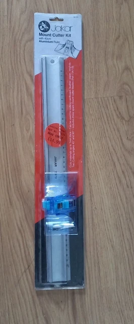 Cortador de tablero de montaje de fotos Jakar y kit de reglas guía de metal de aluminio de 40 cm
