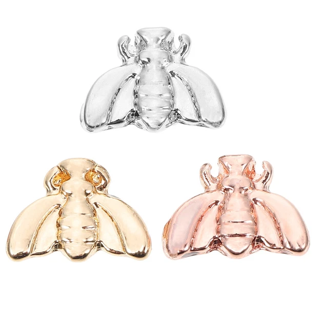 3 Pz Cinturino in Lega di Zinco Borchie Cinturino Orologio Silicone Unghie Ciondoli