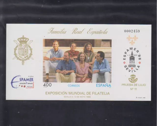 España Spain Spanien Espagne (1996) Prueba Oficial 58