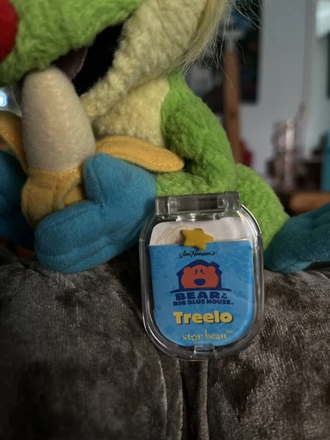 JIM HENSON BEAR In The Big Blue House Treelo Plush Soft Toy £35.00 ...