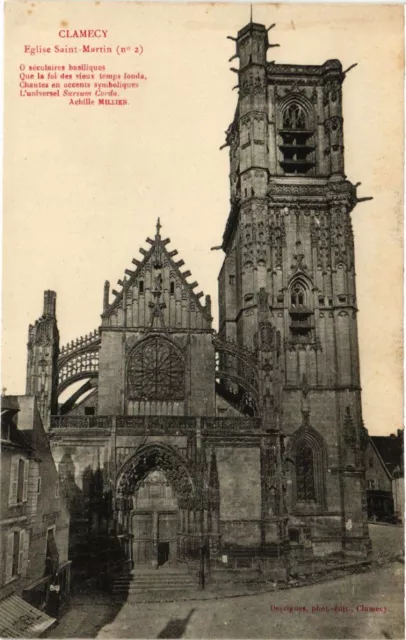 CPA AK CLAMECY - Église St-MARTIN (517979)