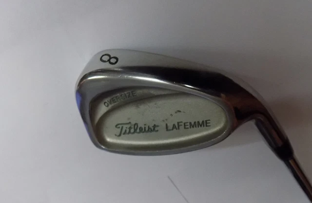 Ladies Titleist LaFemme Oversize 8 Iron Ladies Flex Steel Shaft Lamkin Grip Ladies Titleist LaFemme Oversize 8 Iron Ladies Flex Steel Shaft Lamkin Grip