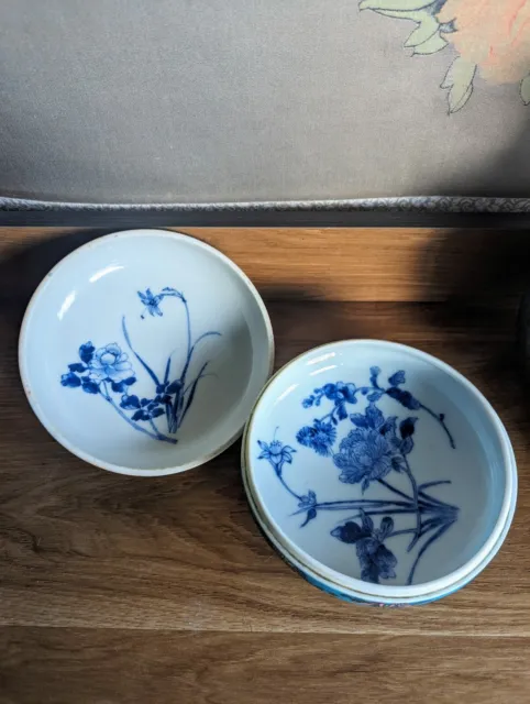 Japanese Meiji Period Totai Shippo Cloisonne And Porcelain Covered Box. 3