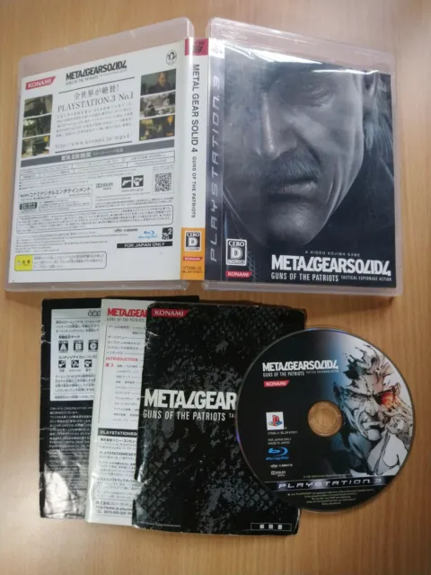 PS3 Metal Gear Solid 4 (IV) Guns of the Patriots (Japan Ver.) SONY PLAYSTATION 3