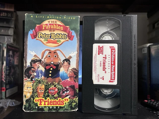 PARABLES OF PETER Rabbit VHS Tape Live-Action Rare HTF OOP 1994 Scarce ...