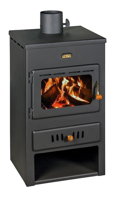 Prometey - Cuisinière à bois 7 kW - Efficacité 83,63 % - Classe A