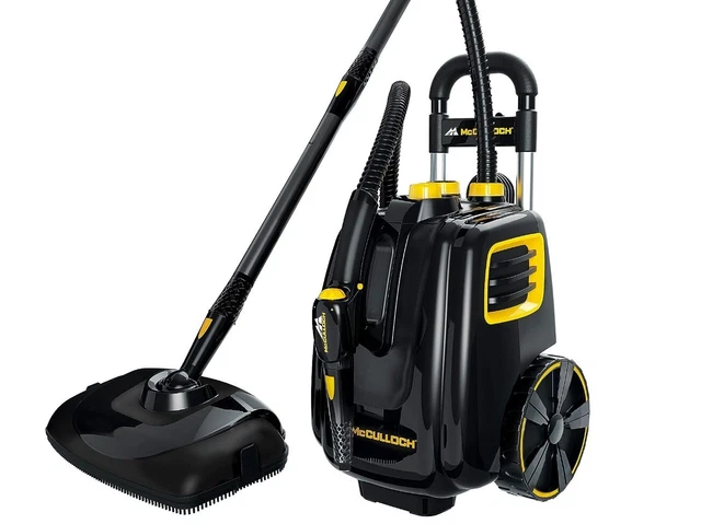 Mcculloch Mc1385 Deluxe Canister Steam Cleaner With 23 Accessories, Chemical-Fre Mcculloch Mc1385 Deluxe Canister Steam Cleaner With 23 Accessories, Chemical-Fre