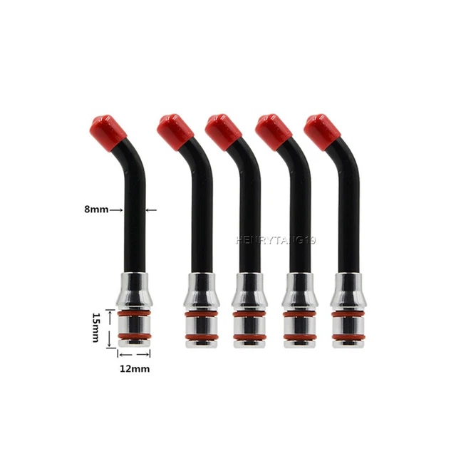 5Pcs 12*15*8mm Dental LED Curing Lights Glass Optic Fiber Light Guides Rod Tips