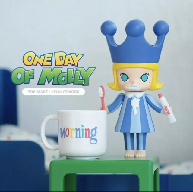 POPMART x KENNYSWORK One Day of Molly Serie: ""Morgen"" Minifigur Kunstspielzeug UK