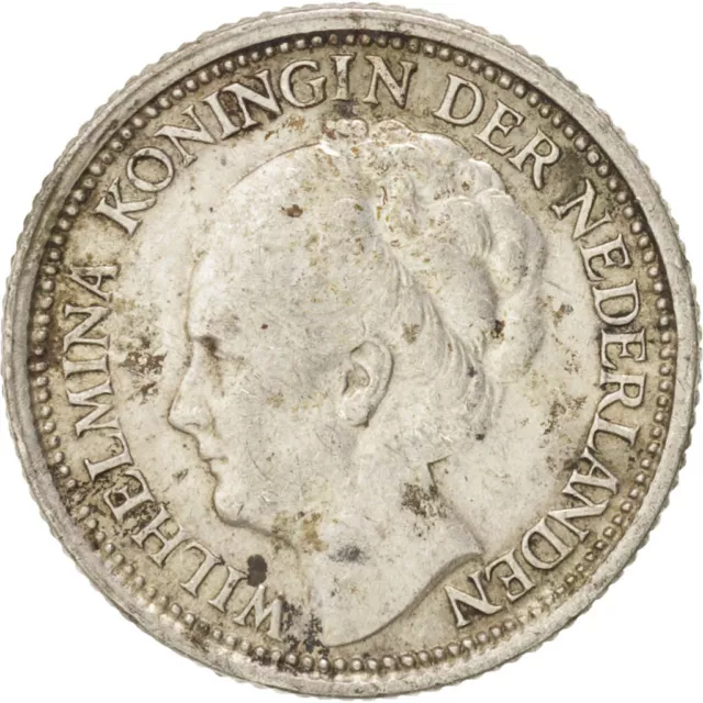 [#39383] Monnaie, Pays-Bas, Wilhelmina I, 10 Cents, 1937, TTB+, Argent, KM:163