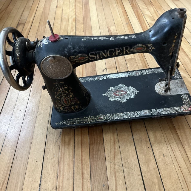 ANTIQUE SINGER SPHINX Egyptian Sewing Machine Model 66 199.99 PicClick