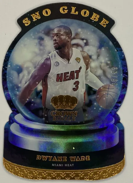 2021-22 Panini Crown Royale Basketball Dwayne Wade Sno Globe /99 #23 Miami Heat