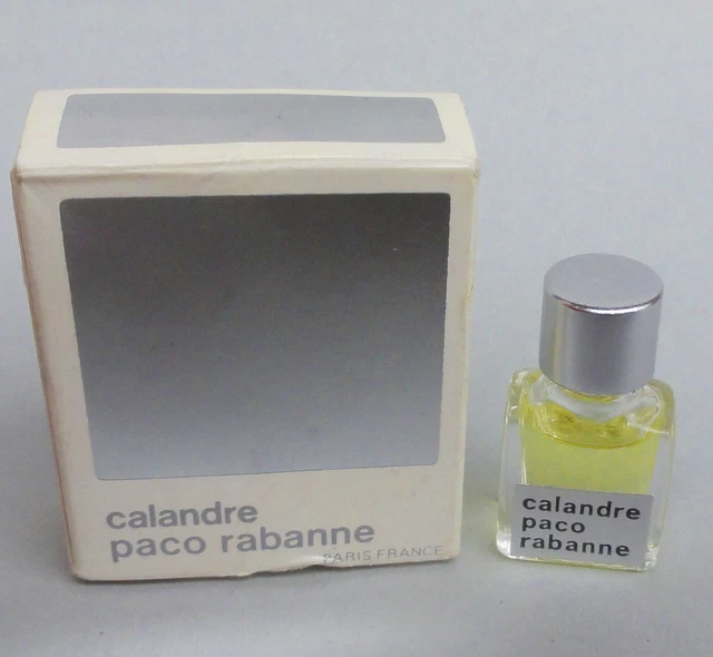 Pendentif Vintage Flacon De Parfum 'Calandre' - Paco Rabanne - Acier - Bijou Parfumé Pomander