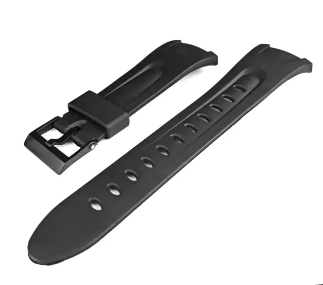 REPLACEMENT WATCH STRAP to fit Casio W42H Black Band for Illuminator Style W -42H £4.95 - PicClick UK