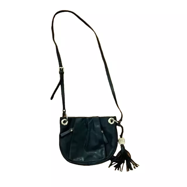 Vince Camuto Black Leather Crossbody Bag Purse