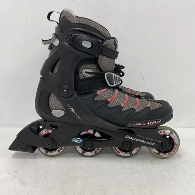 Rollerblade Inline Skates UK 8 Black Grey Red Bio Dynamic Unisex RMF05-LW