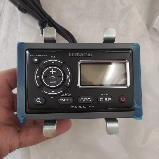 Kenwood KCA-RC107MR Télécommande à fil gamme marine avec écran LCD