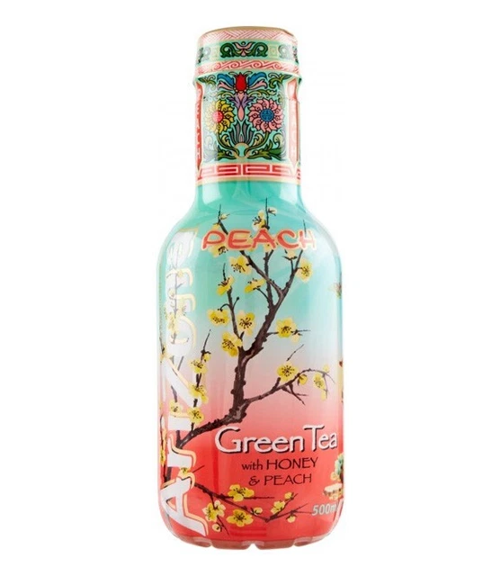 Arizona Tea Verde Con Miele E Pesca Ml.500 X 6 Bottiglie