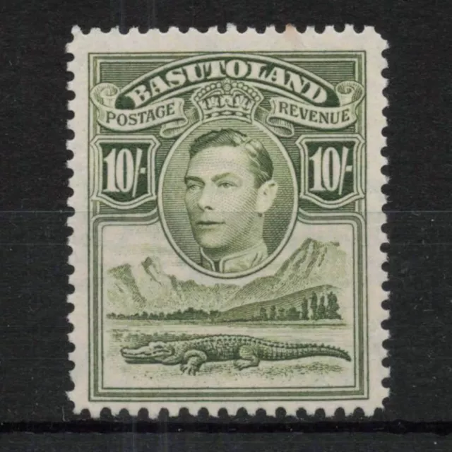 BASUTOLAND 1938 KGVI SG28 10/- High Value Definitive MINT MH