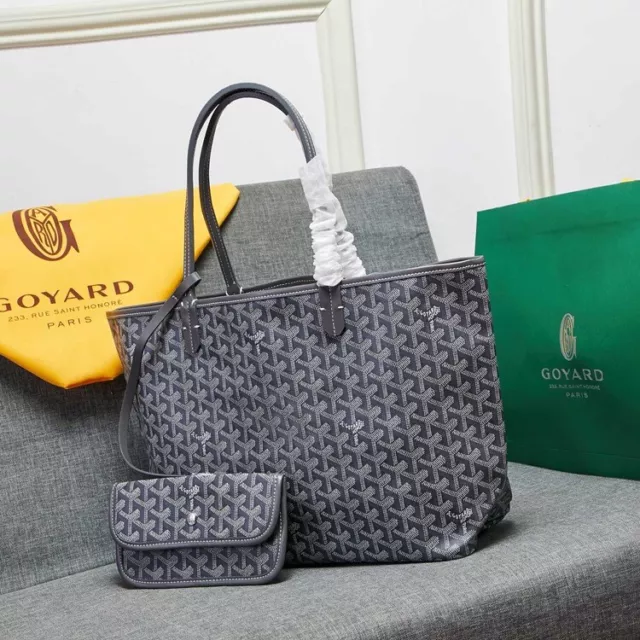 GOYARD-PVC-Leather-Saint-Louis-PM-Tote-Bag-Hand-Bag-Green – dct-ep_vintage  luxury Store