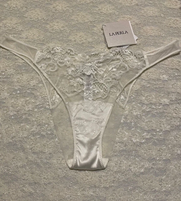 Porte-jarretelles La Perla En Soie - Taille 42, Couleur Mauve Foncé, Référence 0019304