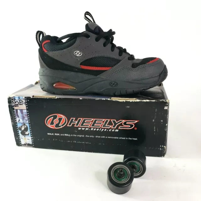 Heelys Straight Up Youth Kids Size Youth 4 Black Skate Shoes Fun Casual Style