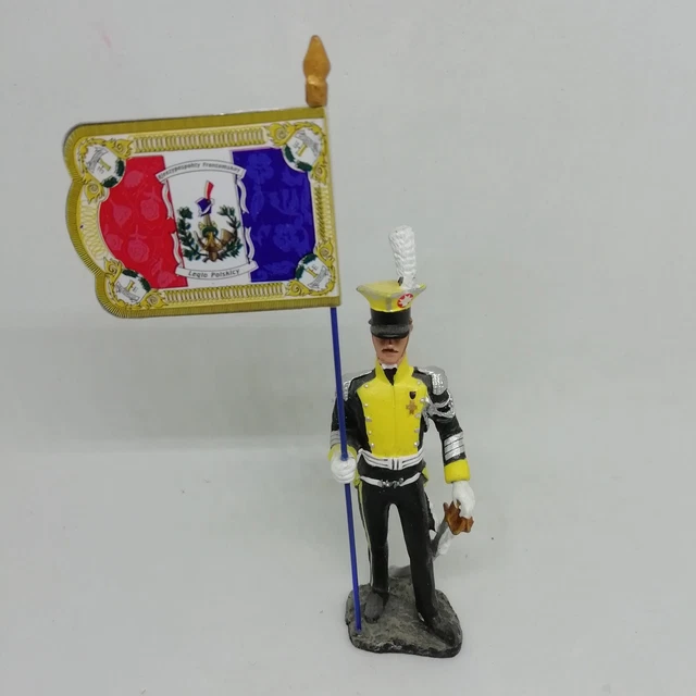 Soldat Guy Renaud Porte-drapeau 1er Empire - 3e Régiment De Grenadiers - Figurine Plomb 60mm