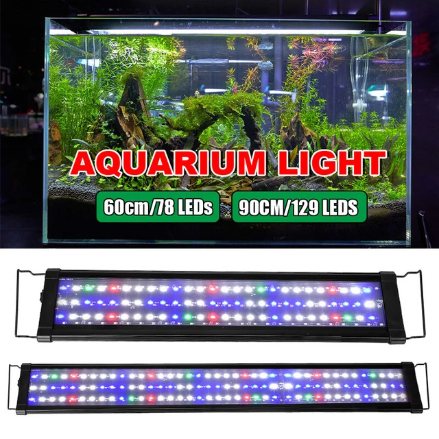 AQUARIUM LIGHT LIGHTING 60cm90cm Full Spectrum Aqua Plant Fish Tank