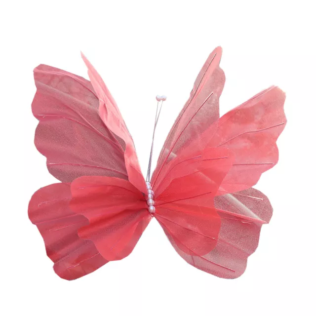 Mariposa Grande De Simulación 3D Para Decoración Diy Multicolor De Fiesta De < 2