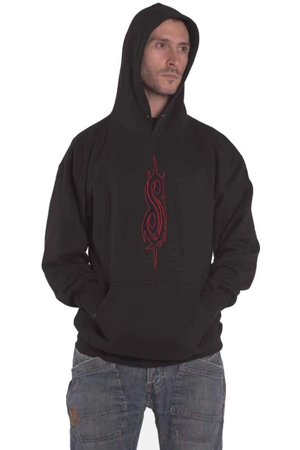 Slipknot Hoodie Arched Group Photo Band Logo new Official Unisex Black Pullover