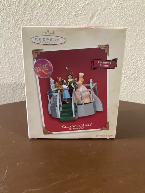 hallmark keepsake ornament wizard of oz “Click Your Heels”