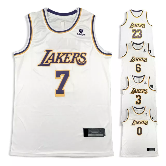 Maillot lakers top jaune homme