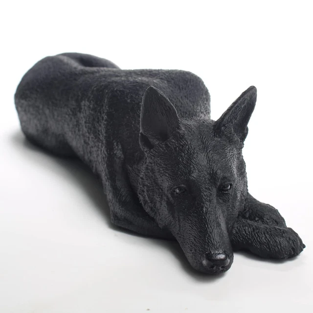 German Shepherd Black Figurine My Dog German Shepherd Black Figurine My Dog