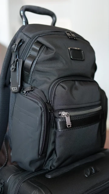 Tumi Alpha Bravo Navigation Men's Backpack - Black 2