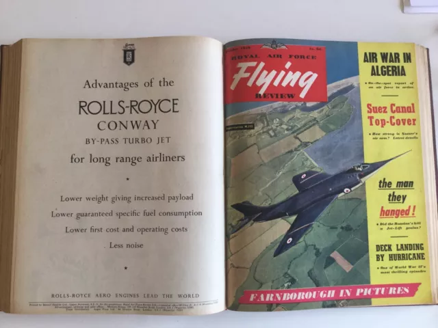 RAF Flying Review, Bound 12 Issues, 1956 (jan - dec) 3