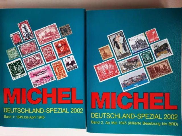 Philatelie, Michel Katalog 1. Und 2. Band, Deutschland- Spezial 2002