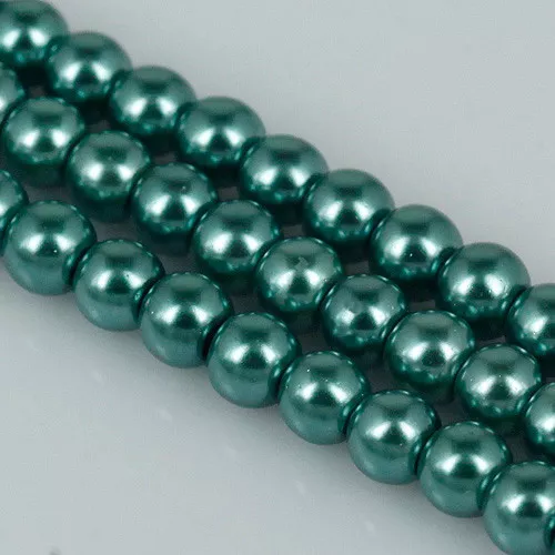 100pcs lot round shaped 4mm lacquered glass spacer beads EF1121