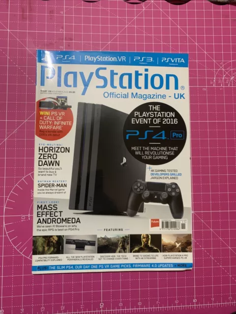 Playstation Official Magazine Issue 128, November 2016, PS4 Pro