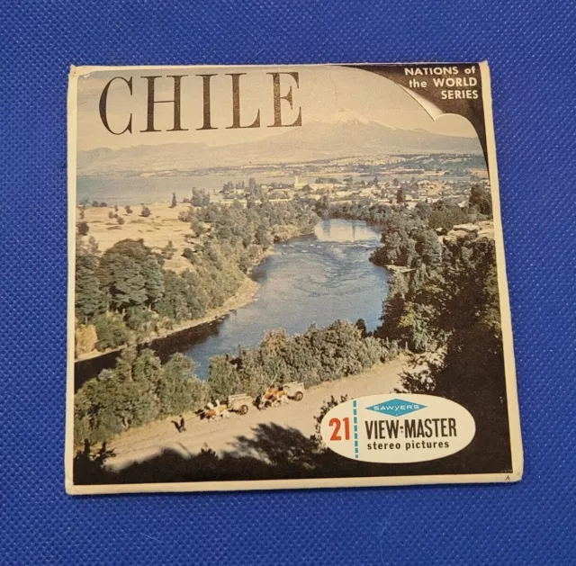 Sawyer's Vintage B079 Chile South America World Nations view-master Reels Packet