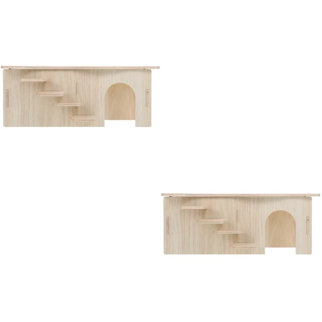 Legno casetta criceto giocattolo da arrampicata per consegne criceti