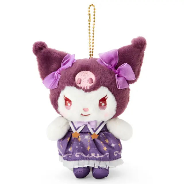 Sanrio Magical Design Series Kuromi Mascot Holder Ball Chain Plush BC Purple