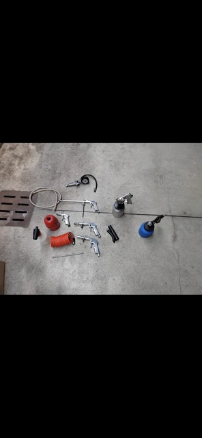 Set Attrezzi E Pistole Per Compressore