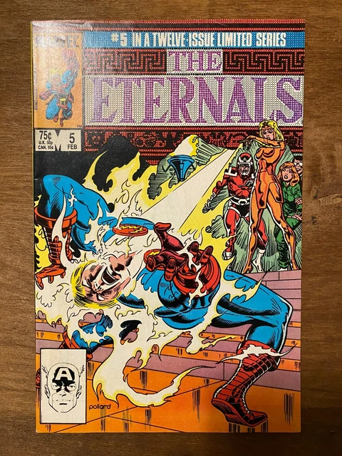Eternals #5 1986 Peter Gillis Keith Pollard Marvel Eternals Comic Book  VF/NM