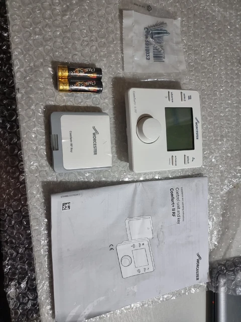 WORCESTER GREENSTAR COMFORT+ II RF Programmable Thermostat u0026 Receiver  £100.00 - PicClick UK