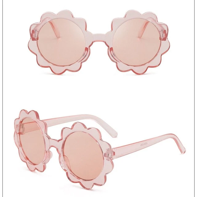 Cute Flowers Kids Sunglasses Personalized Boys Girls Small Tide UV-Proof J 7